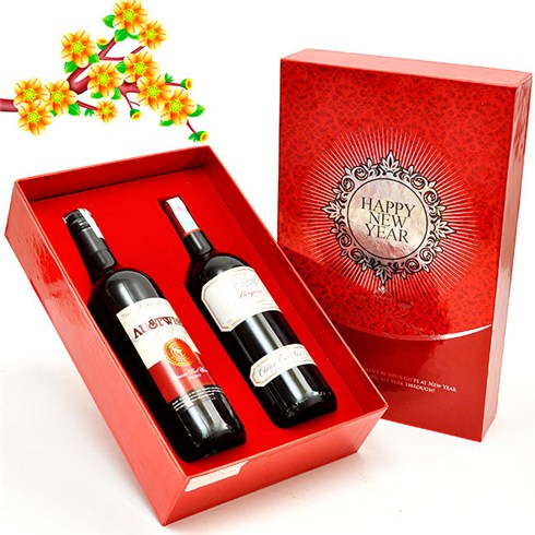 Hộp quà sảnh chảnh - Rượu vang cao cấp